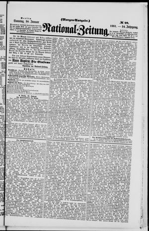 National-Zeitung vom 30.01.1881