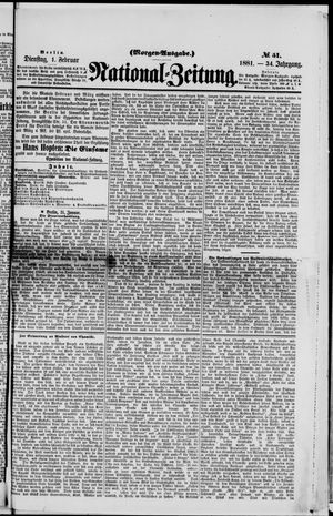 Nationalzeitung vom 01.02.1881