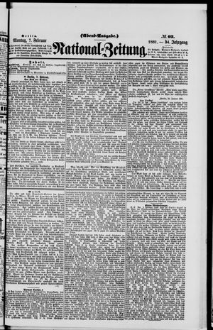 Nationalzeitung on Feb 7, 1881