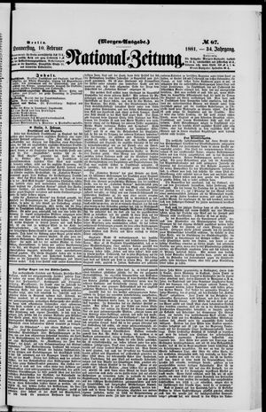 National-Zeitung vom 10.02.1881