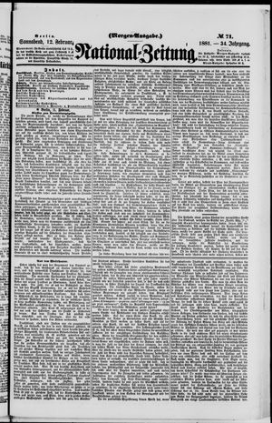 Nationalzeitung vom 12.02.1881