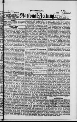 Nationalzeitung vom 17.02.1881