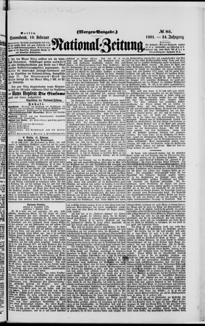 Nationalzeitung on Feb 19, 1881
