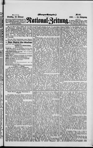 National-Zeitung vom 22.02.1881