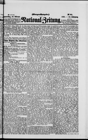National-Zeitung vom 24.02.1881