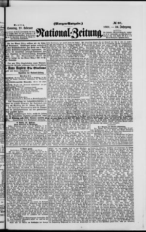 Nationalzeitung vom 27.02.1881