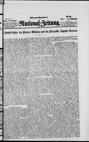 National-Zeitung vom 28.02.1881