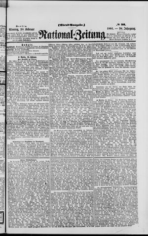 National-Zeitung vom 28.02.1881
