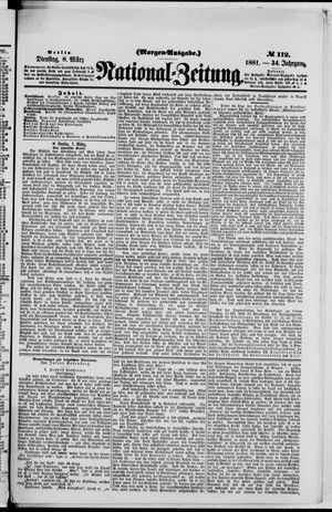 Nationalzeitung vom 08.03.1881