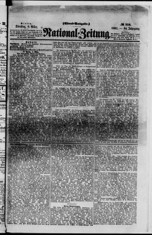 Nationalzeitung vom 08.03.1881