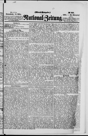 Nationalzeitung vom 12.03.1881