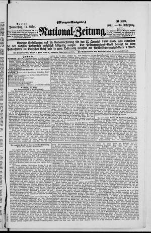 Nationalzeitung vom 17.03.1881