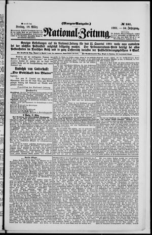 Nationalzeitung vom 18.03.1881