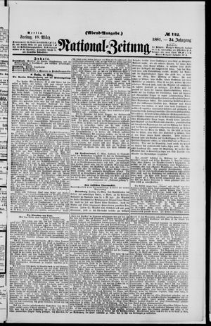Nationalzeitung vom 18.03.1881