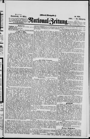 National-Zeitung vom 19.03.1881