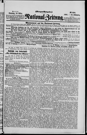 Nationalzeitung vom 20.03.1881