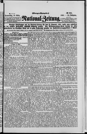 Nationalzeitung vom 24.03.1881