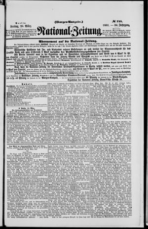 National-Zeitung vom 25.03.1881