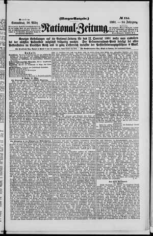 Nationalzeitung vom 26.03.1881