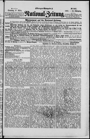 National-Zeitung vom 27.03.1881