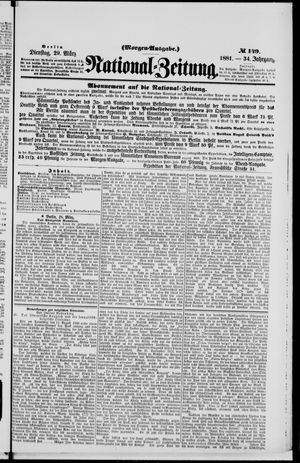 National-Zeitung vom 29.03.1881