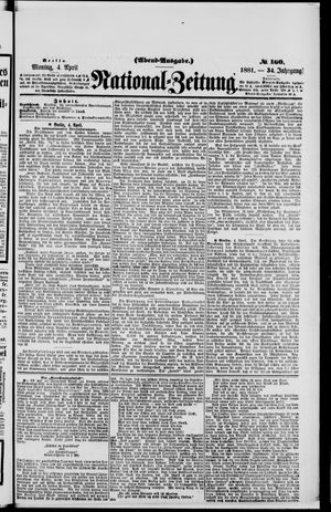 Nationalzeitung on Apr 4, 1881