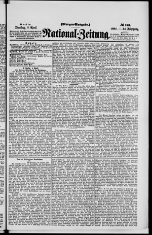 Nationalzeitung vom 05.04.1881