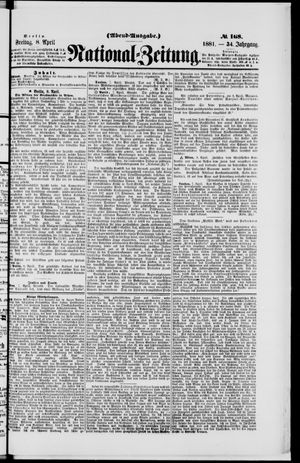 Nationalzeitung vom 08.04.1881