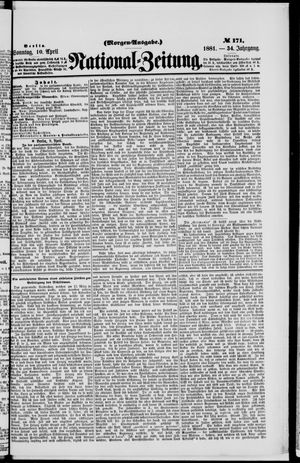 National-Zeitung vom 10.04.1881
