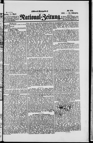 National-Zeitung vom 11.04.1881