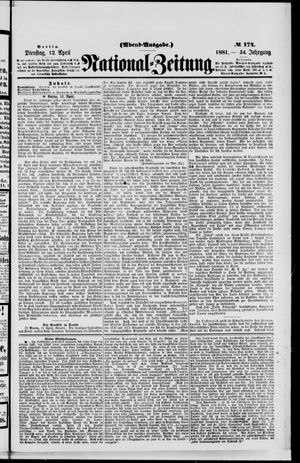 Nationalzeitung vom 12.04.1881