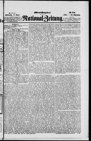 Nationalzeitung vom 13.04.1881