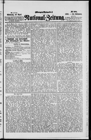 National-Zeitung vom 20.04.1881