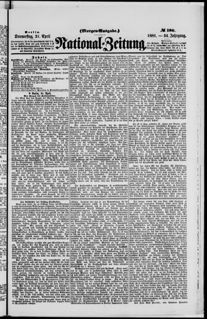 National-Zeitung vom 21.04.1881