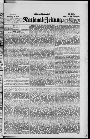 Nationalzeitung vom 02.05.1881