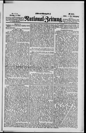 Nationalzeitung vom 06.05.1881
