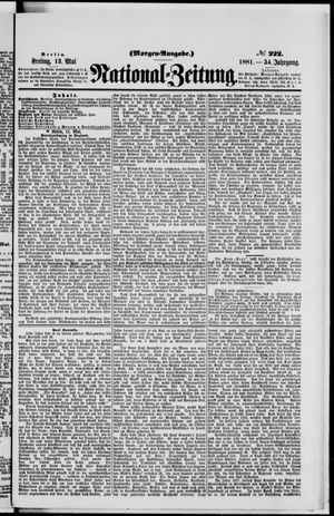 Nationalzeitung vom 13.05.1881