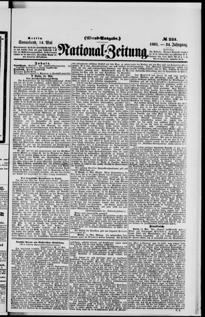 Nationalzeitung vom 14.05.1881