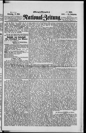 National-Zeitung vom 15.05.1881
