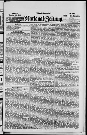 Nationalzeitung vom 16.05.1881