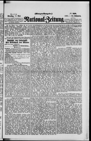 Nationalzeitung vom 17.05.1881
