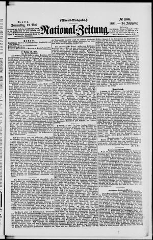 Nationalzeitung vom 19.05.1881