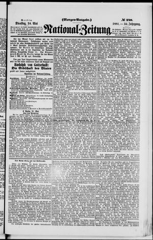 Nationalzeitung vom 24.05.1881