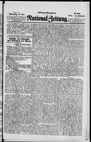 National-Zeitung vom 26.05.1881