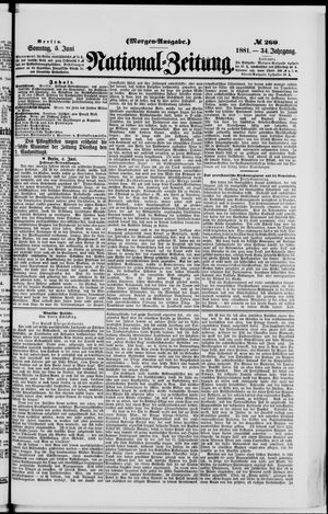 Nationalzeitung vom 05.06.1881
