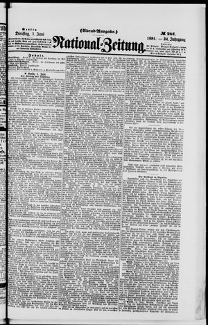 Nationalzeitung vom 07.06.1881