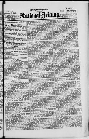 Nationalzeitung vom 08.06.1881