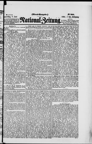 Nationalzeitung vom 09.06.1881