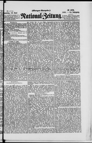 Nationalzeitung vom 12.06.1881