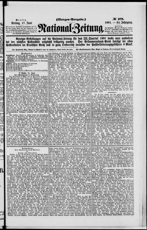 National-Zeitung vom 17.06.1881